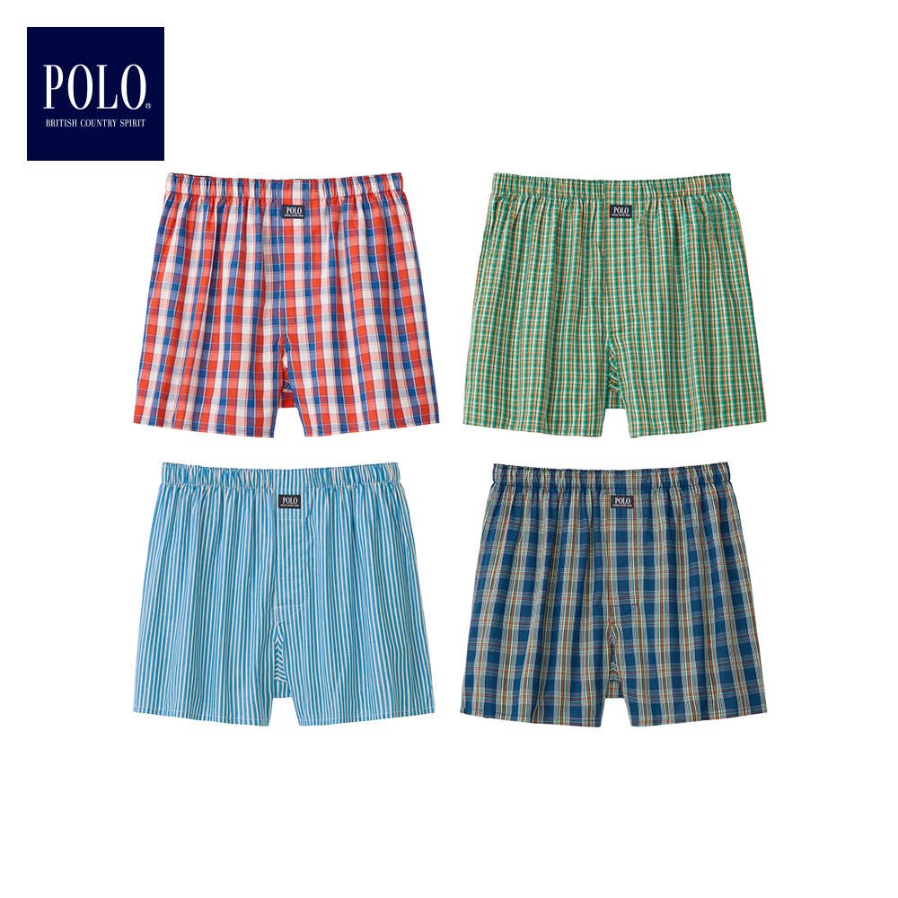 網路限定超值福袋 【四角褲 (前開口) 】 4色組合